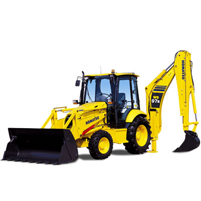 Komatsu backhoe loader